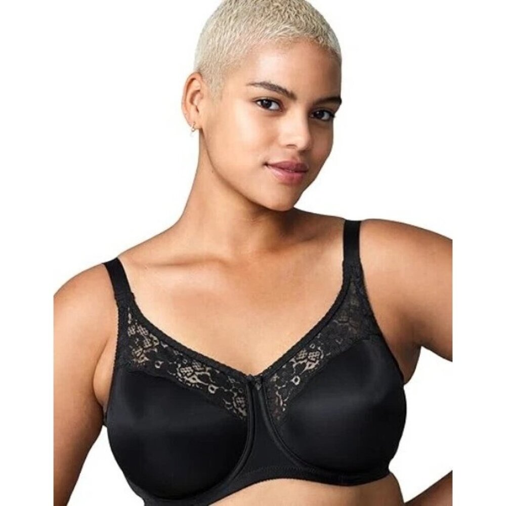 Wonderbra 1219 Full Support Underwire Bra Womens Size 36C Black  NWOT